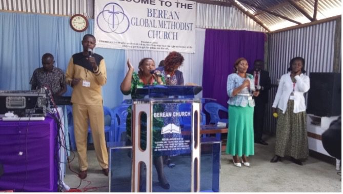 Pastors leading worship